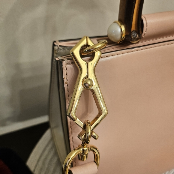 ✨ Gucci Diana Mini Bamboo Handle Bag – Blush Pink/Ivory - Picture 5 of 16